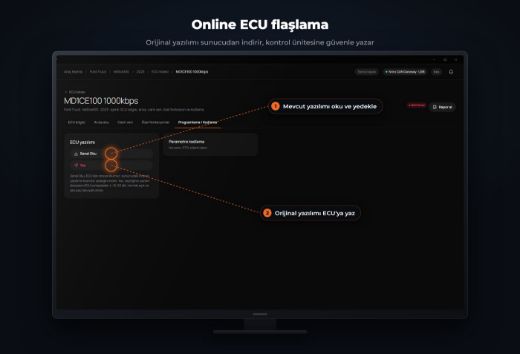 OBDTalk-Desktop ECU yazılımı okuma ve yazma